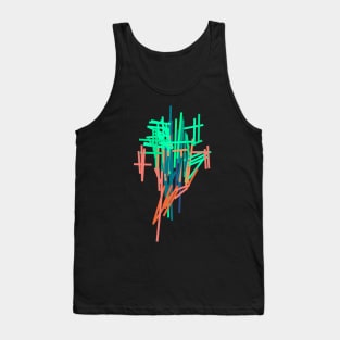 Abstract Mystic Color Graphic Tank Top